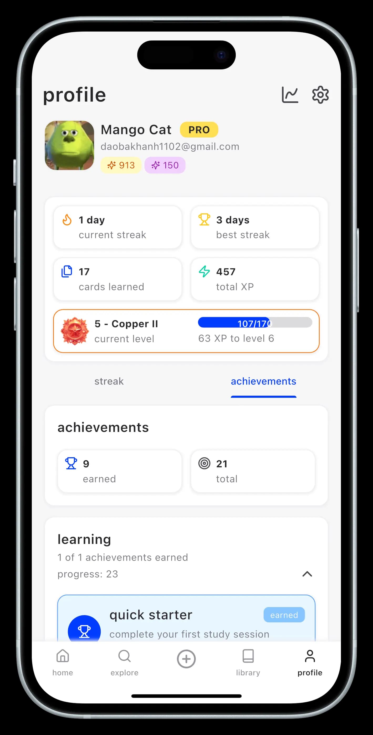 Personalized Progress Tracking